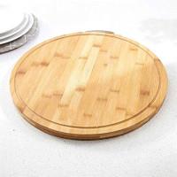 Round Bamboo | Serving Storage Tray Tea Pastry Cake Tray Cheese Board Tableware Eco Friendly Wooden Plates