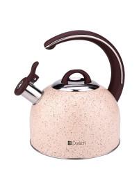 3L Stainless Steel Whistling Kettle With Luxurious Handle DH-02904 - Pink