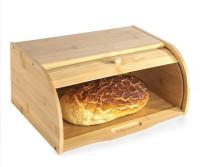 BILLY BREAD BOX WITH WOODEN HANDLE