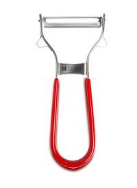 Stainless Steel Serrated Peeler With Non-Slip Handle DH-04651 - Red