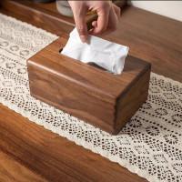 wooden luxrury tissue box